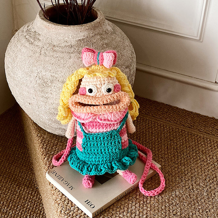 Crochet Character Mini Backpack