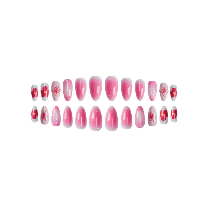 Floral Accented Nail Art Kalsten