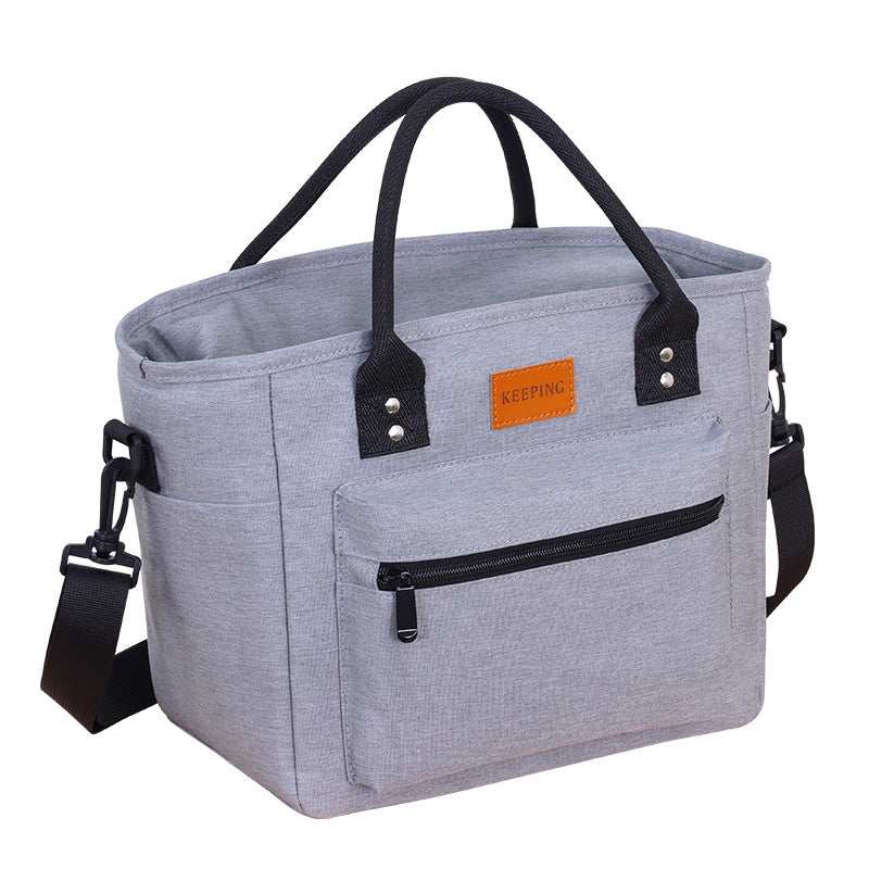 Cooling bag with insulating interior material and practical compartment design Kalsten