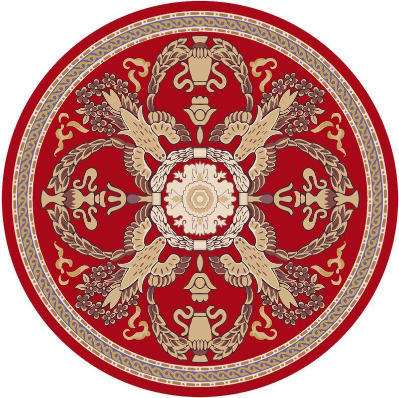 Round Decorative Area Rug Kalsten