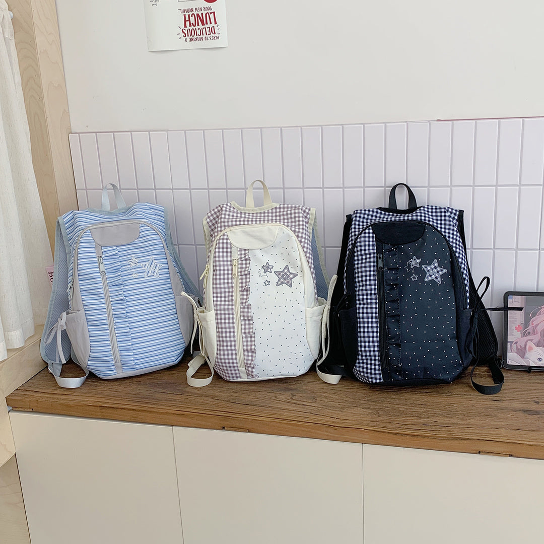 Kids' Lightweight Striped Backpack kalsten