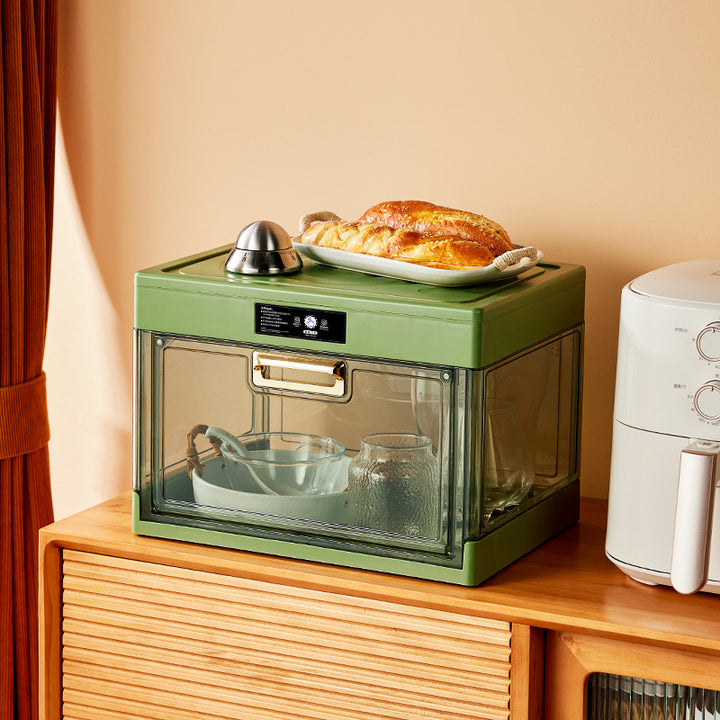 Transparent Front Flap Organizer Box for Shoes and Small Items with Removable Lid