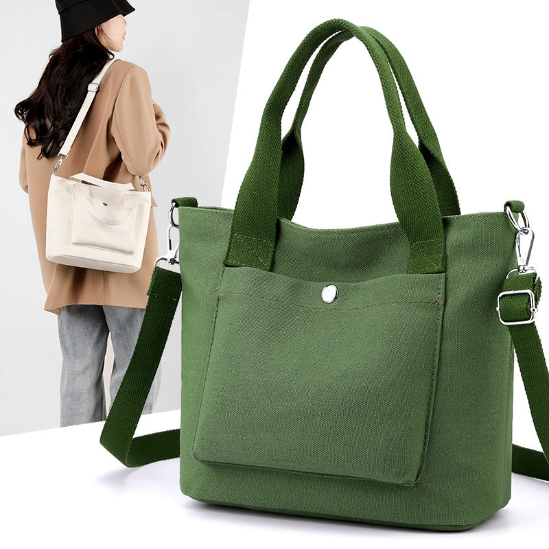 Compact Multi-Functional Canvas Handbag Kalsten