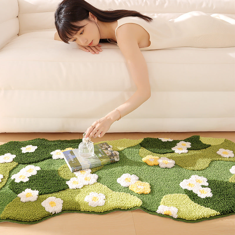 Plush Landscape Design Bath Rug