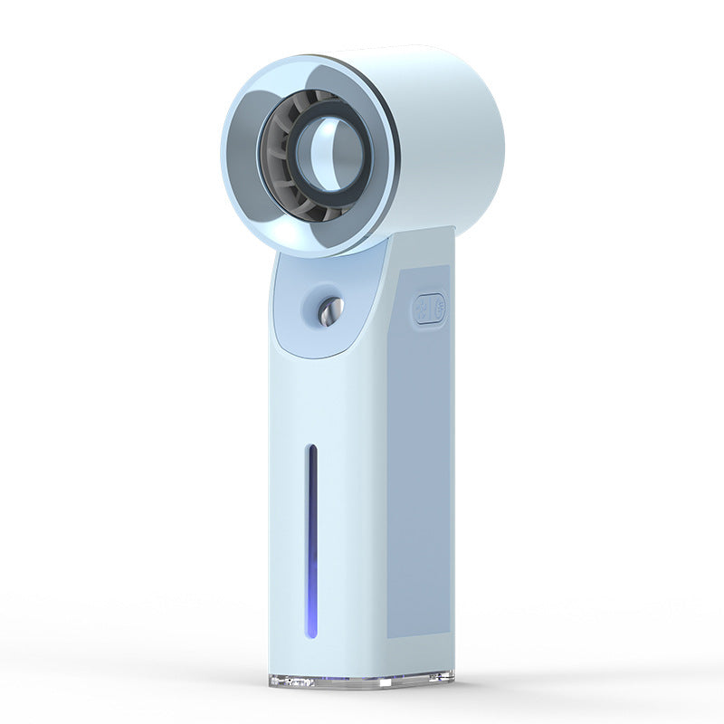 Unisex portable ultrasonic facial spray and mini fan with USB charging function Kalsten