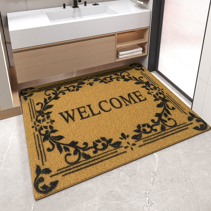 Decorative Stripe Pattern Bath Mat Kalsten