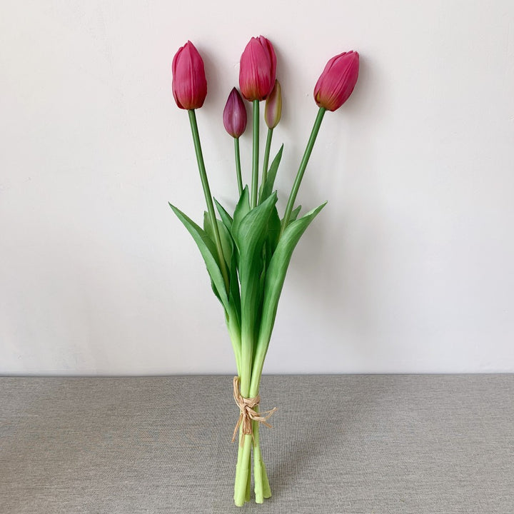 Lifelike Tulip Flower Arrangement