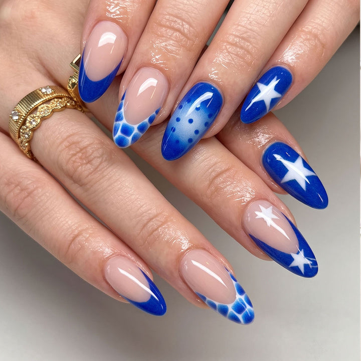 Elegant Artful Press-On Nails