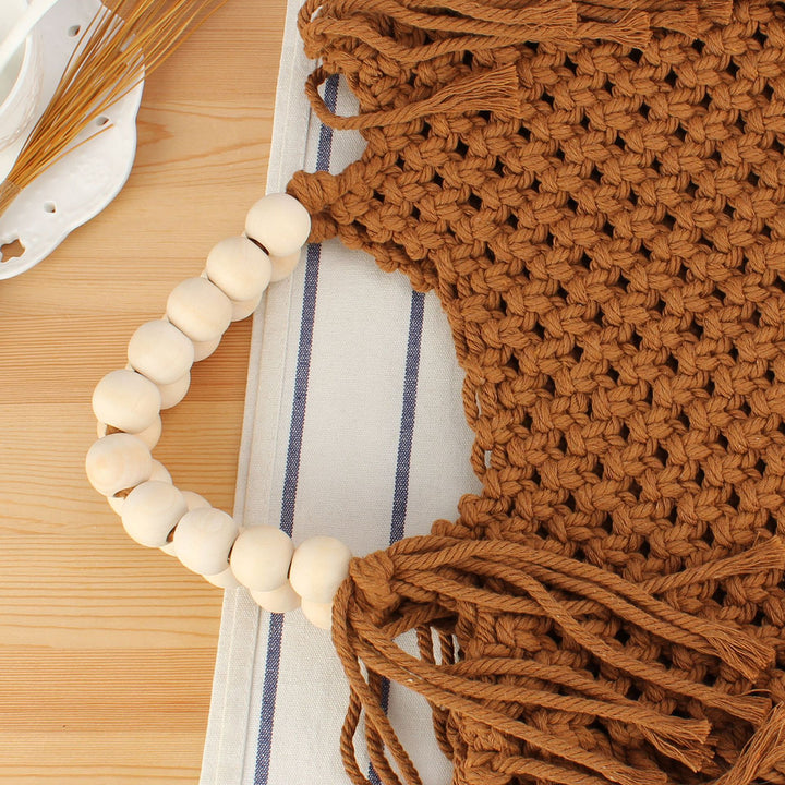 Creative crochet handbag with decorative fringes Kalsten