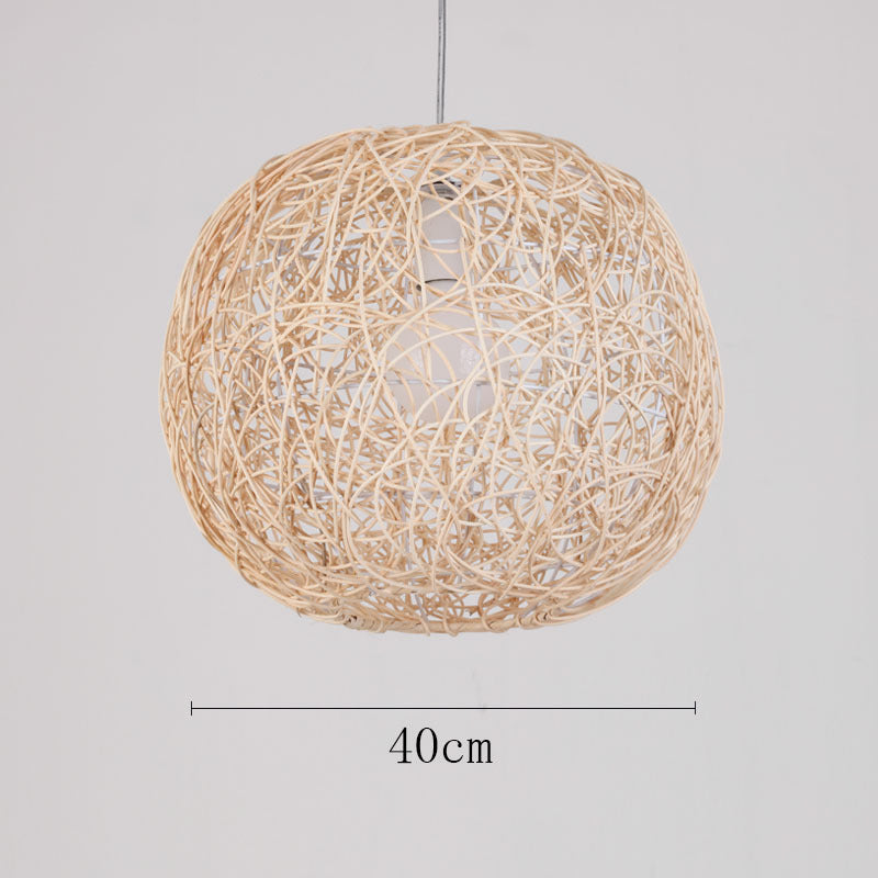 Organic Woven Pendant Light