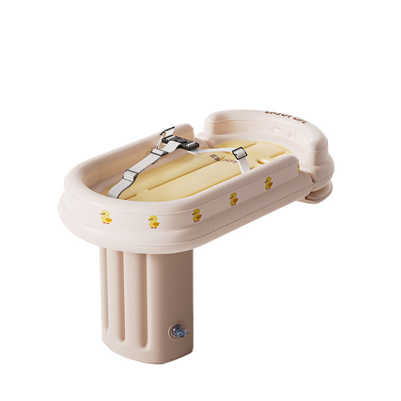 Ladies Inflatable Bathtub with Safety Straps Kalsten