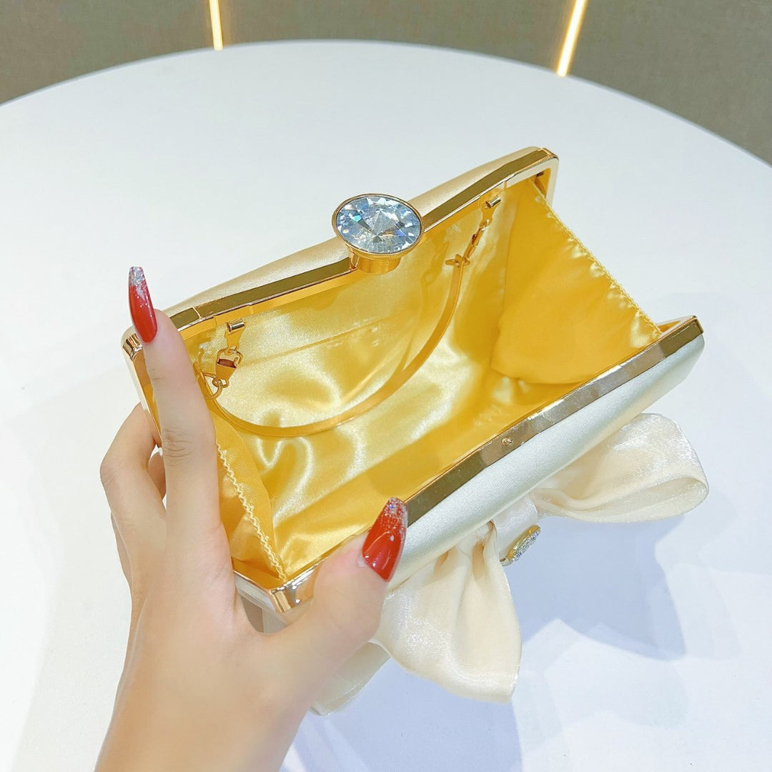 Elegant Satin Evening Clutch