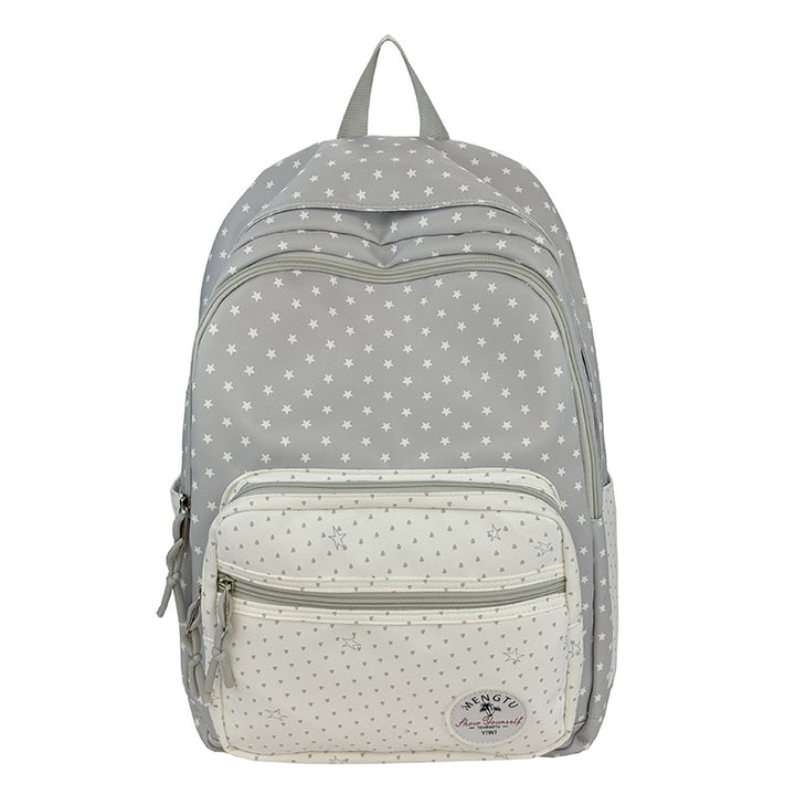 Star-Patterned Multi-Compartt Backpack Kalsten