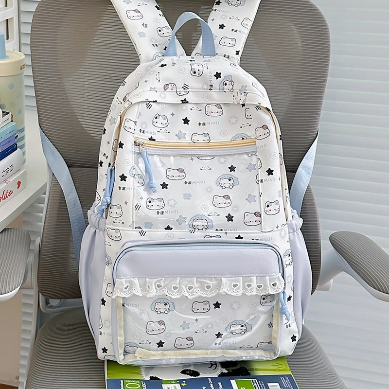 Cute Illustrated Character-Themed Backpack Kalsten