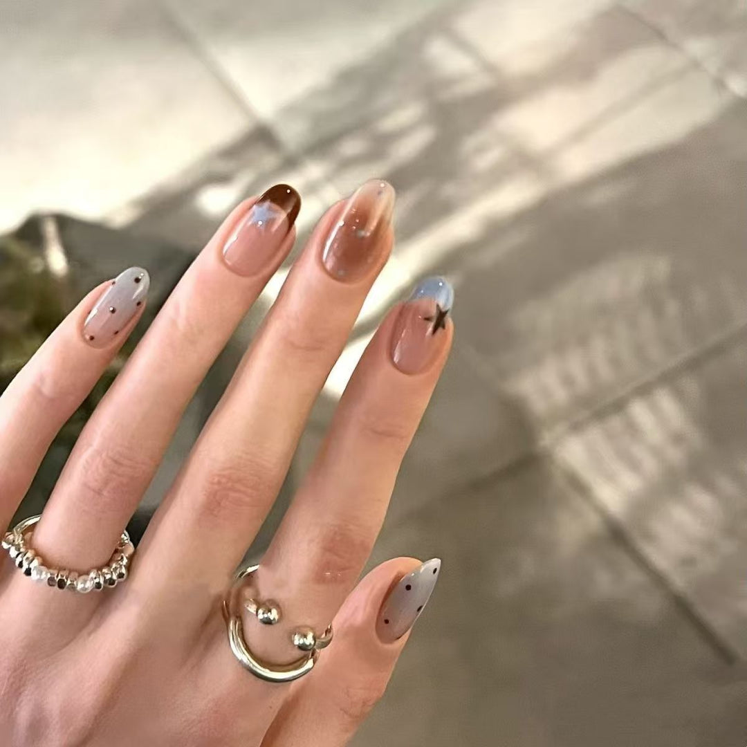 Artistic Press-On Nail Set