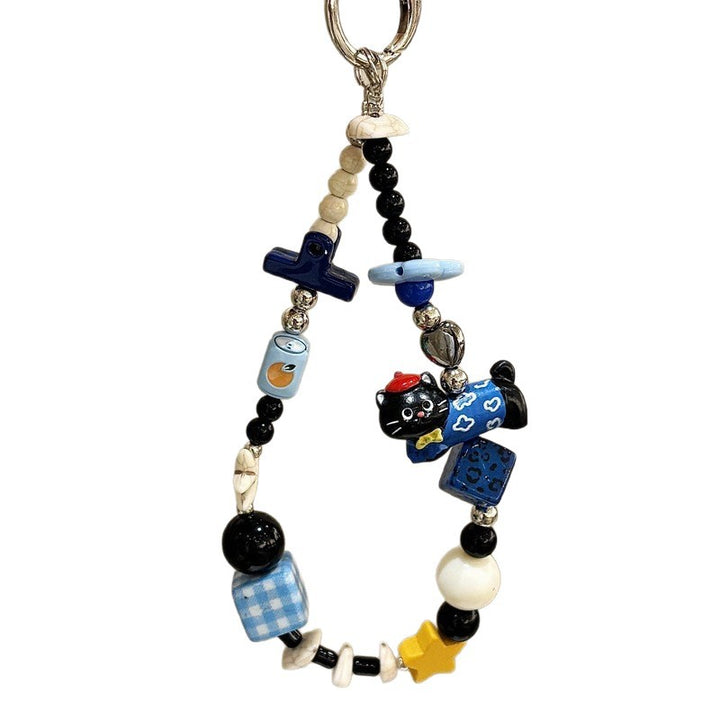 Decorative Beaded Charm Keychain Kalsten 1790135273