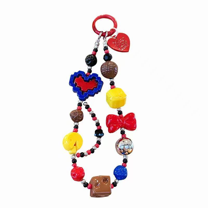 Playful Themed Craft Beaded Lanyard Kalsten