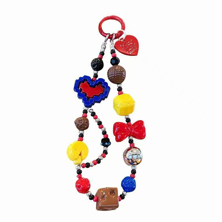 Playful Themed Craft Beaded Lanyard Kalsten