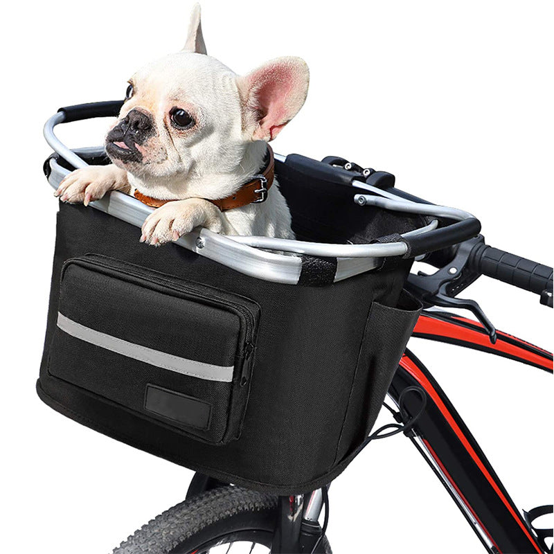 removable durable pet bike basket with aluminum frame Kalsten