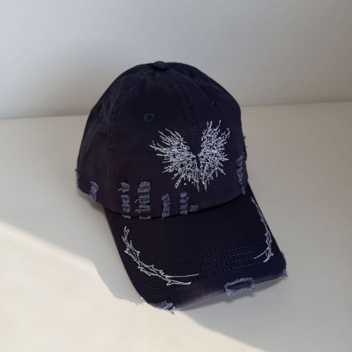 Women's Distressed Graphic Snapback Cap Kalsten