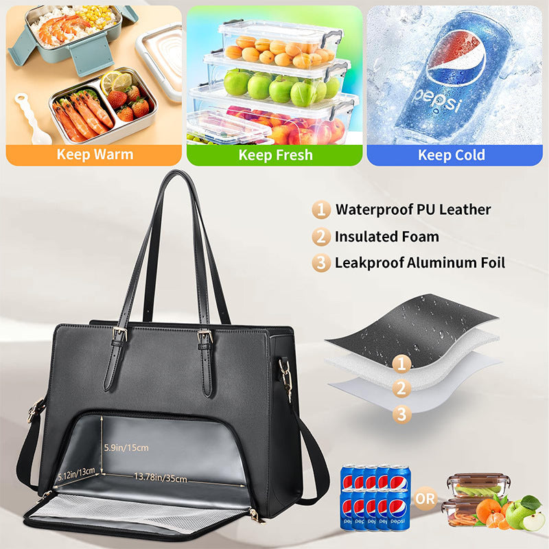 Elegant cooler bag with sophisticated interior compartment Kalsten