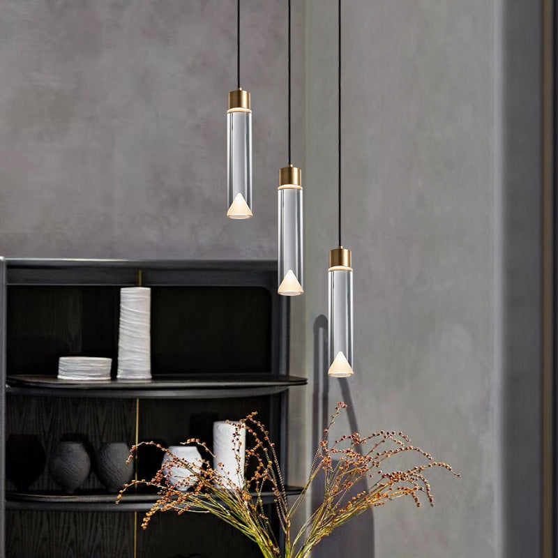 Elegant Cylindrical Pendant Light
