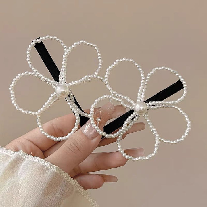 Headband with bead flowers Kalsten