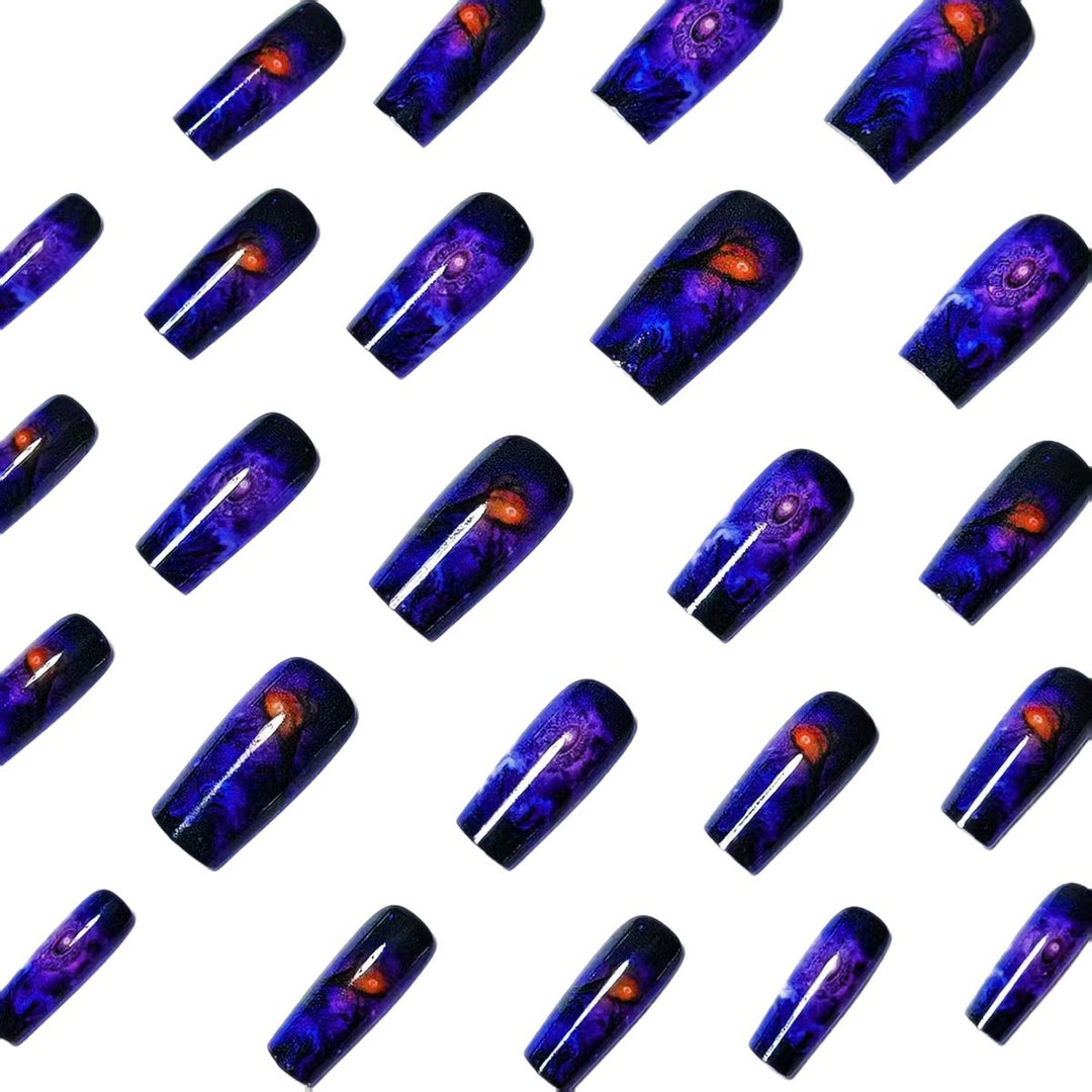 Cosmic-Inspired Nail Art Kalsten