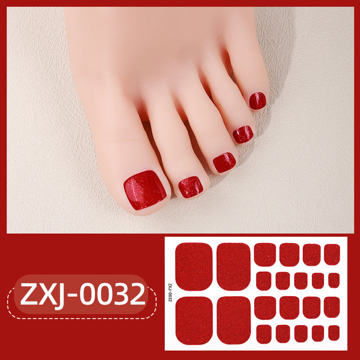 Glittery Toe Nail Wraps  1790954463