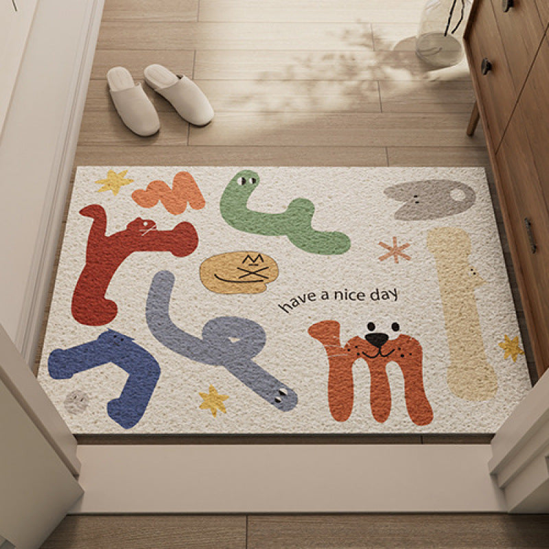 Cute Puppy-Themed Welcome Mat Kalsten