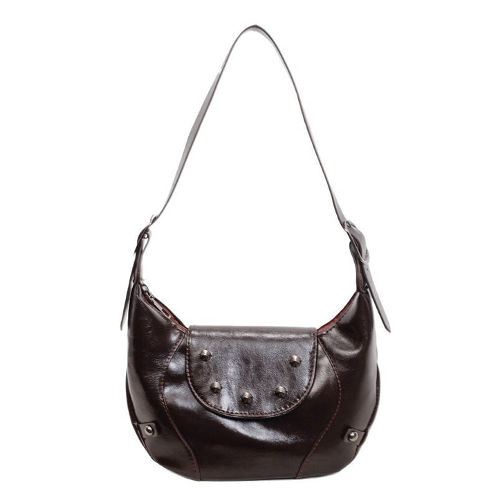 Stylish Leather Hobo Bag Kalsten