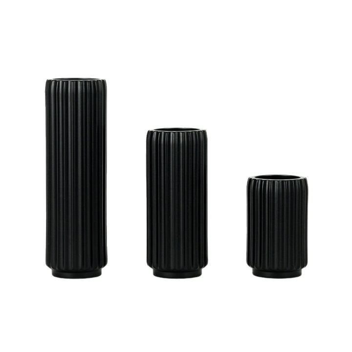 Elegant Fluted Decorative Floor Vase Kalsten