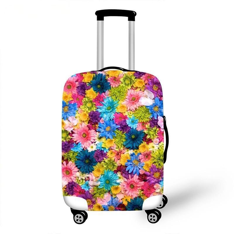 Women's hardshell travel suitcase with floral design Kalsten