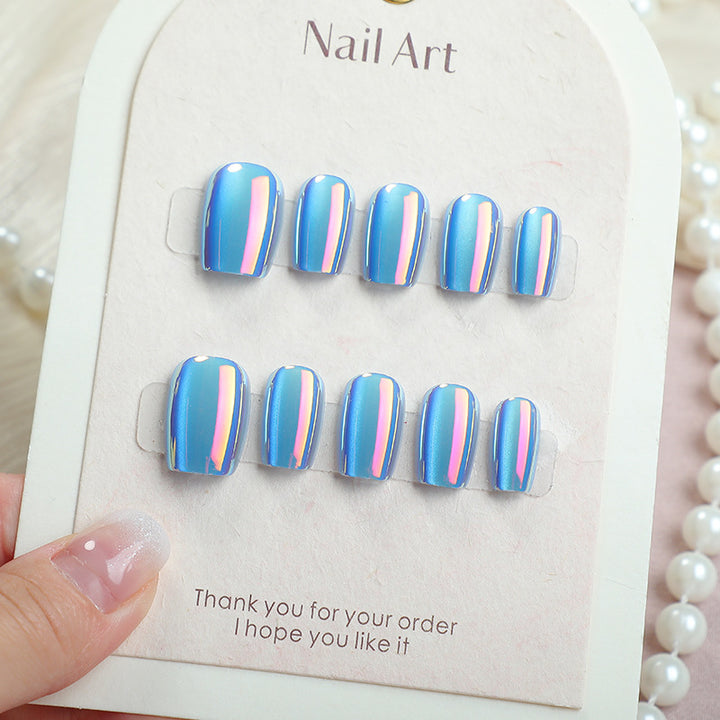 Iridescent Nail Art Press-On Set