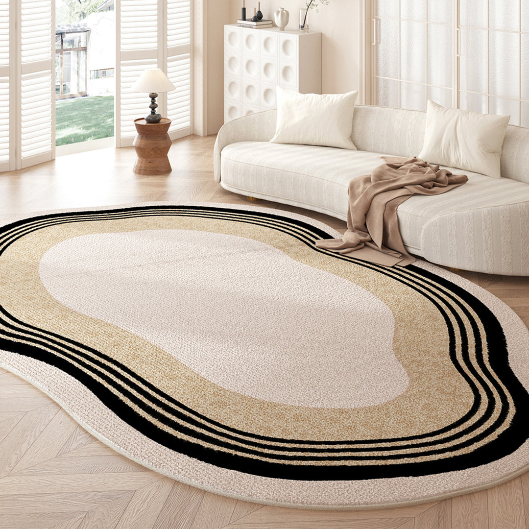 Organic Abstract Shape Area Rug