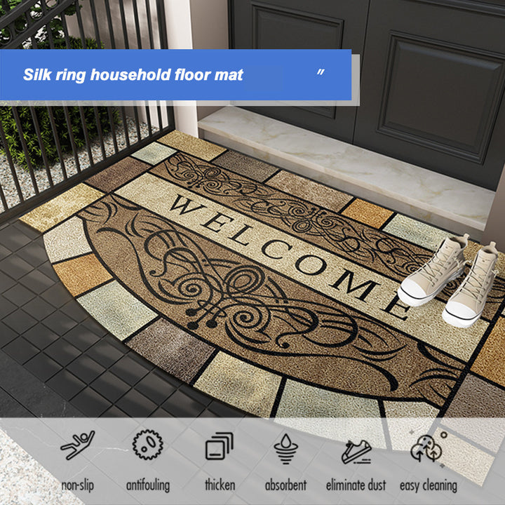 Decorative Bird-Themed Welcome Mat