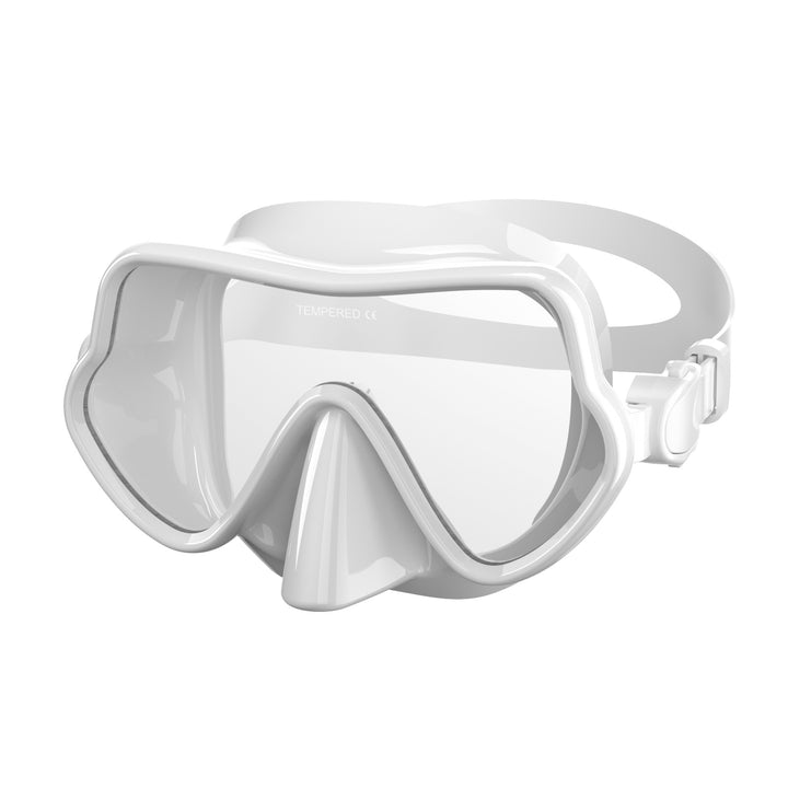 Diving mask with comprehensive field of vision and comfortable silicone border Kalsten