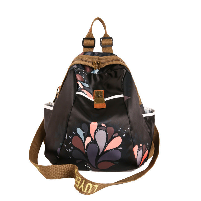 Artistic Floral Drawstring Backpack Kalsten