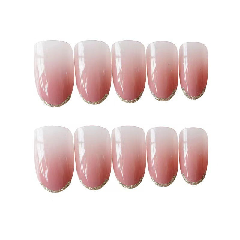 Elegant Ombre French Tip Nail Extensions Kalsten