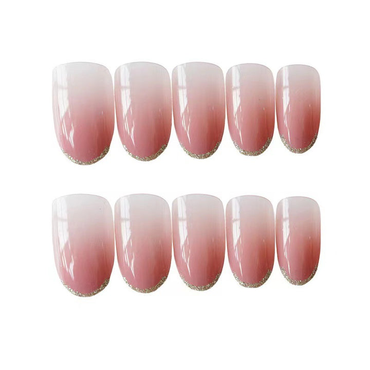Elegant Ombre French Tip Nail Extensions Kalsten