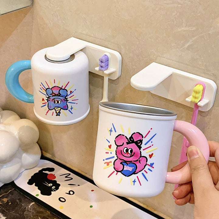 Wall cup holder with cute character design Kalsten