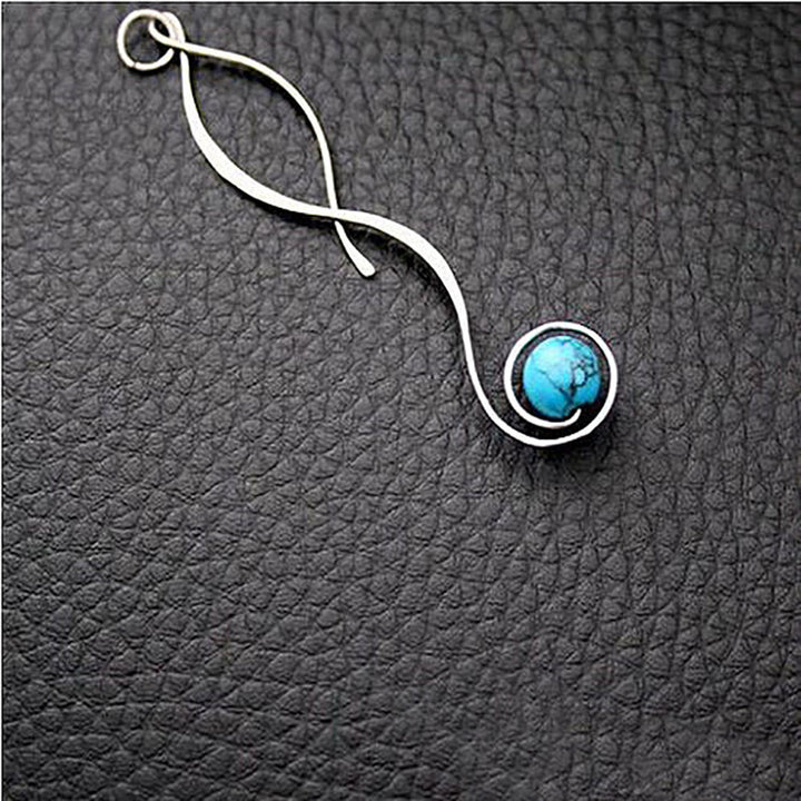 Artistic Curved Dangle Earrings Kalsten