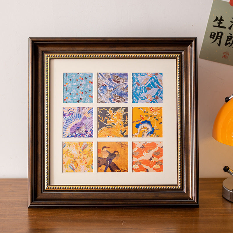 Artistic Framed Japanese Cultural Art Display