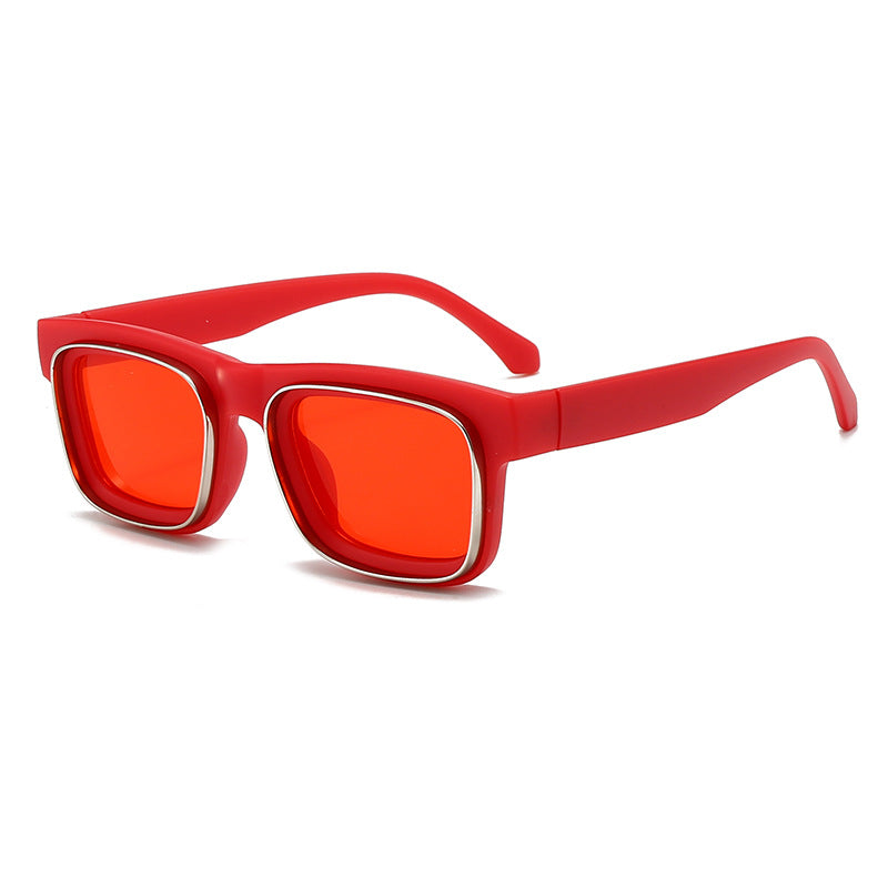 Women's fashionable square sunglasses with contrasting frame Kalsten