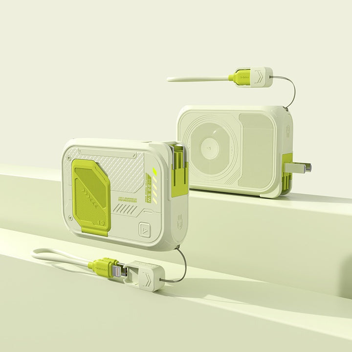 Multifunctional power bank with integrated charging cable and outstanding fast charging function Kalsten