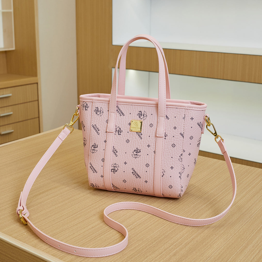 Elegant Printed Tote Handbag