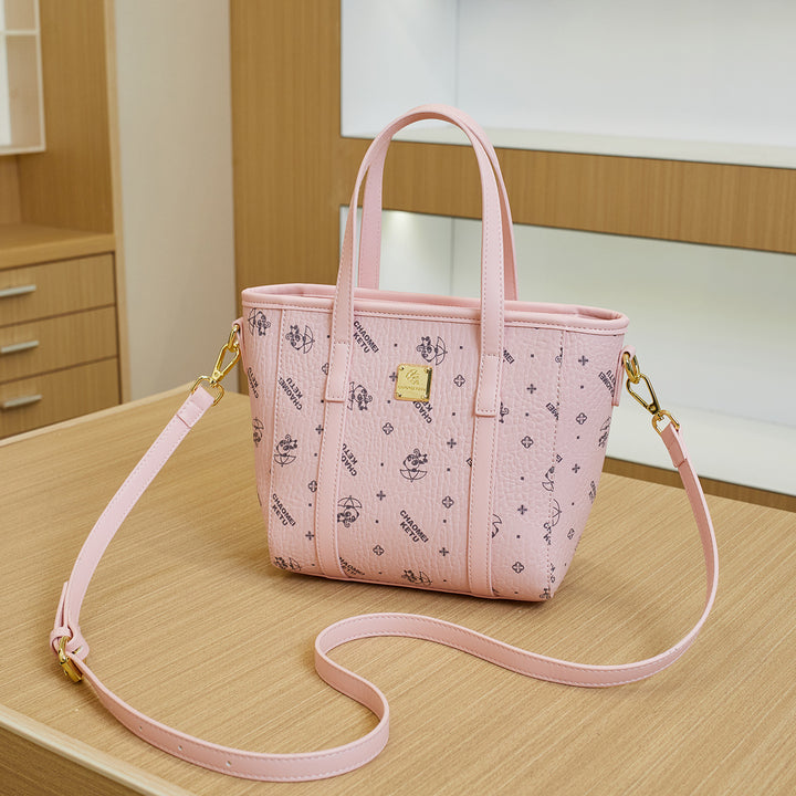Elegant Printed Tote Handbag