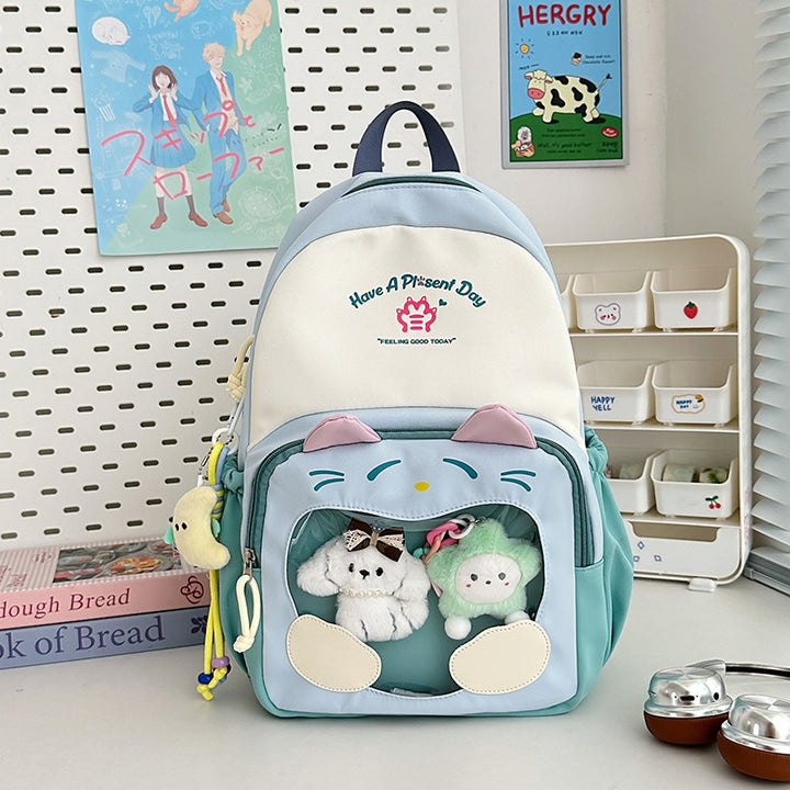 Cute Cat-Themed Backpack Kalsten
