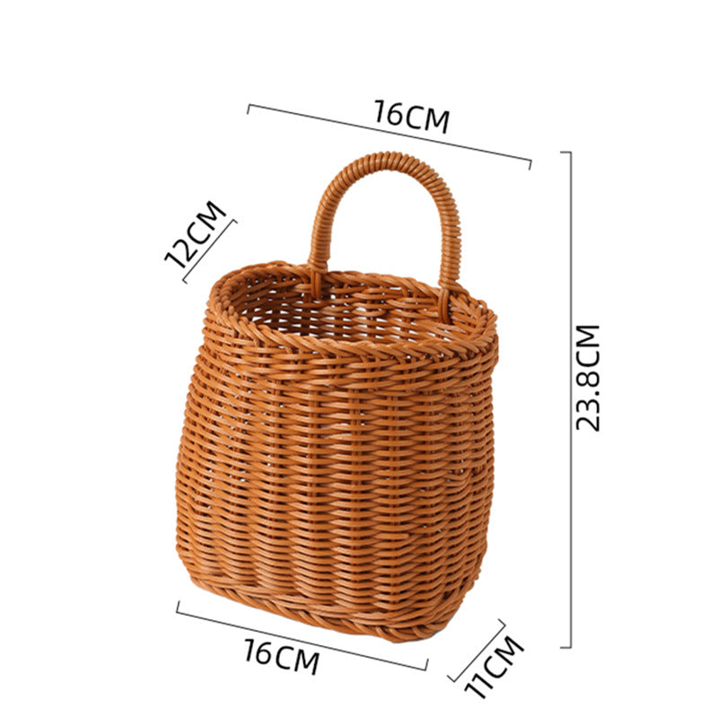 Handcrafted Wicker Utility Basket Kalsten