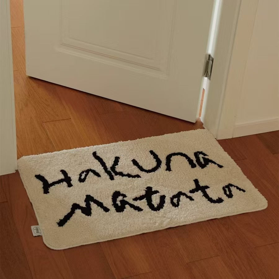 Cozy Phrase Bath Mat Kalsten